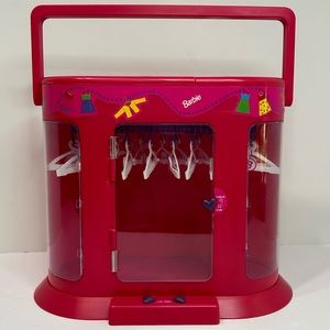 1998 Barbie Pink Rotating Closet